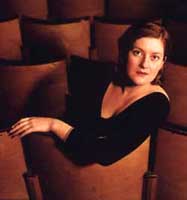 Frauenportrait in eine Theater